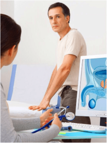 Identification of the type of prostatitis in a man