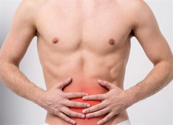 Pain in the lower abdomen is a symptom of chronic prostatitis.